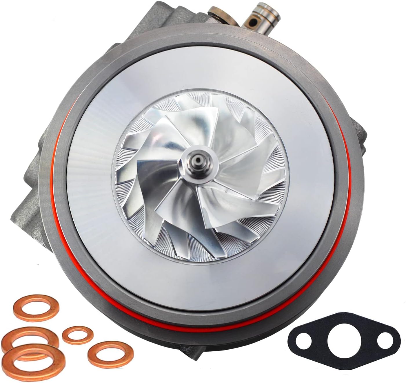 HE431V 4036847 Upgrade Billet Impeller Turbo Cartridge CHRA Fits for 2003- Cummins ISM ISX ISB HE431VTi Holset 3778554 3781162 4041085 Turbocharger