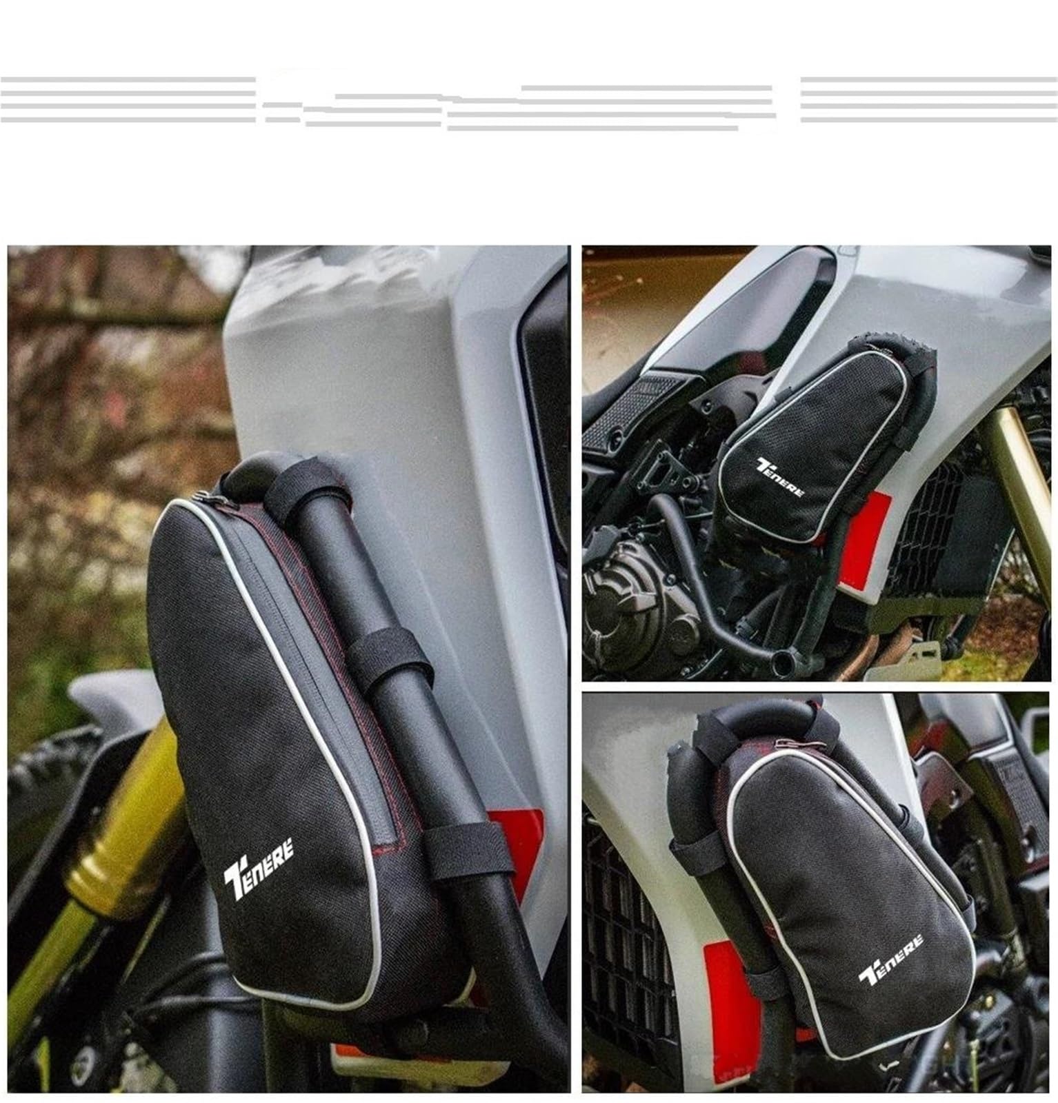 Borsa da sella portautensili per telaio Borsa Per Barre Paramotore Moto Per T7 Tenere 700 2019-2022 - Impermeabile Per Attrezzi Da Viaggio