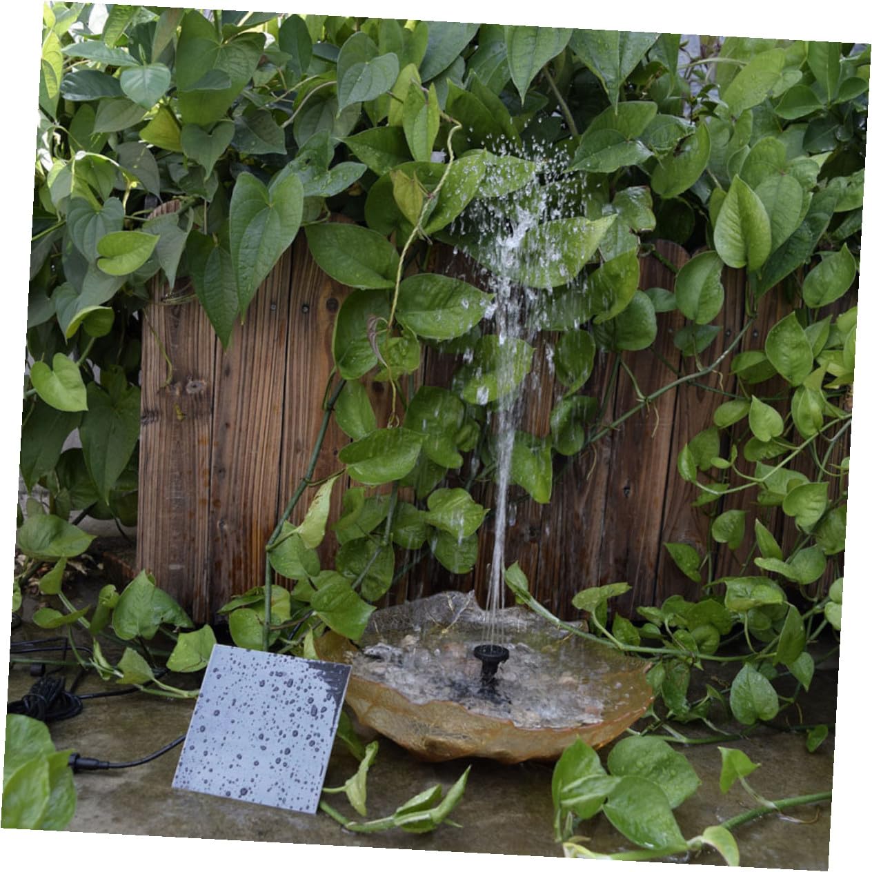 Pompa Solare Automatica Per Acqua Vasca Per Uccelli Fontana Per Laghetto Facile Da Installare e Pulire.