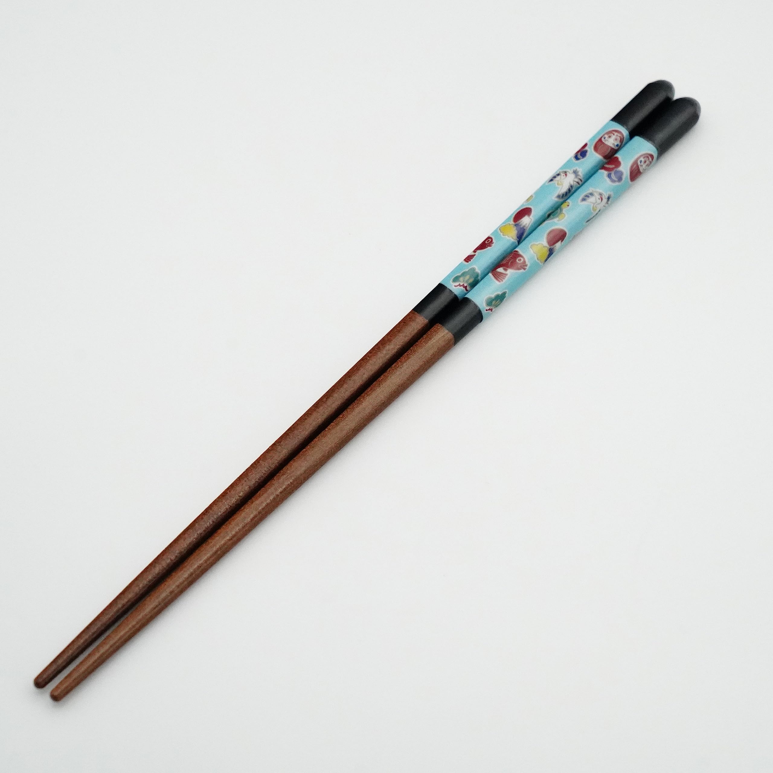 Wakasa paint Chopsticks Lucky charm (Black 9in) IC-17B ? Japan Kutani, Made in Japane, Dishwash safe, Great Gift