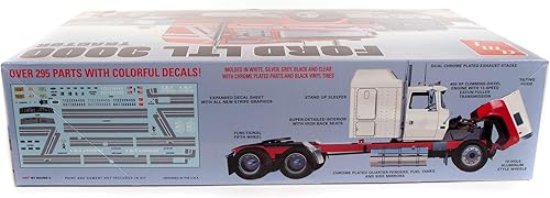 Miniatura 2 de Round 2 Unknown AMT Ford LTL 9000 Semi Tractor 1:24 Escala Modelo Kit (AMT1238)