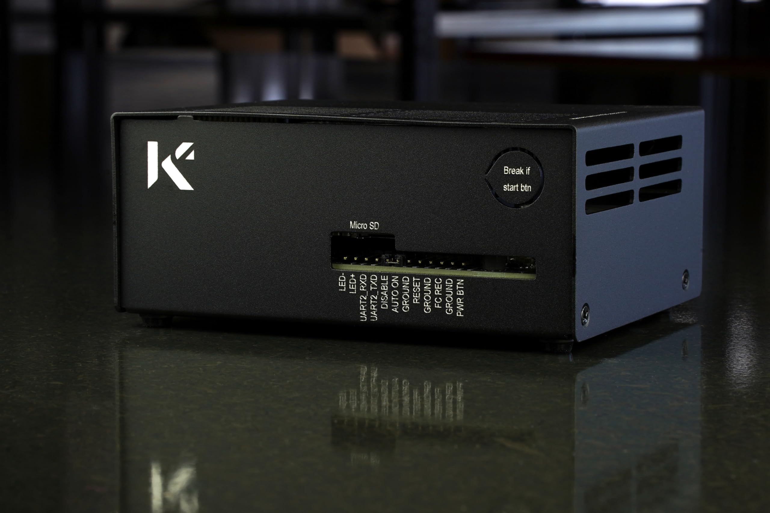 KKSB Jetson Orin Nano Super Developer Kit Case - Boîtier aluminium ventilation support VESA