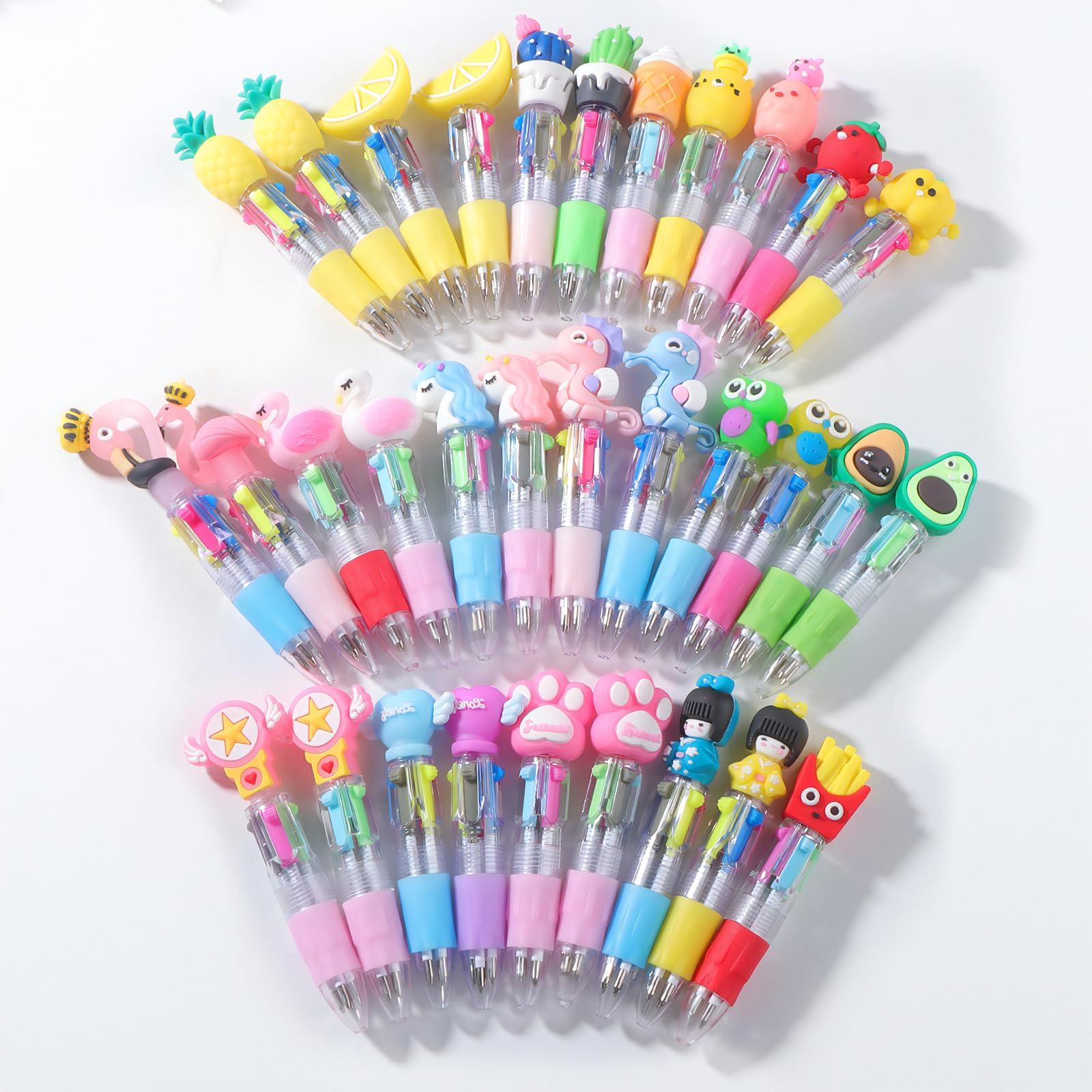 VEGCOO Lot de 32 mini stylos à bille rétractables VEGCOO Lot de 32 mini stylos à bille rétractables