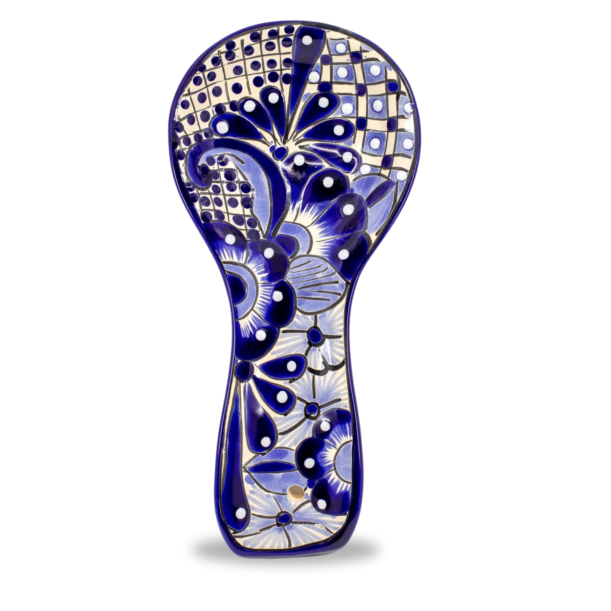 Poggiamestolo in ceramica Talavera: decorazione da cucina in stile popolare messicano - Italia