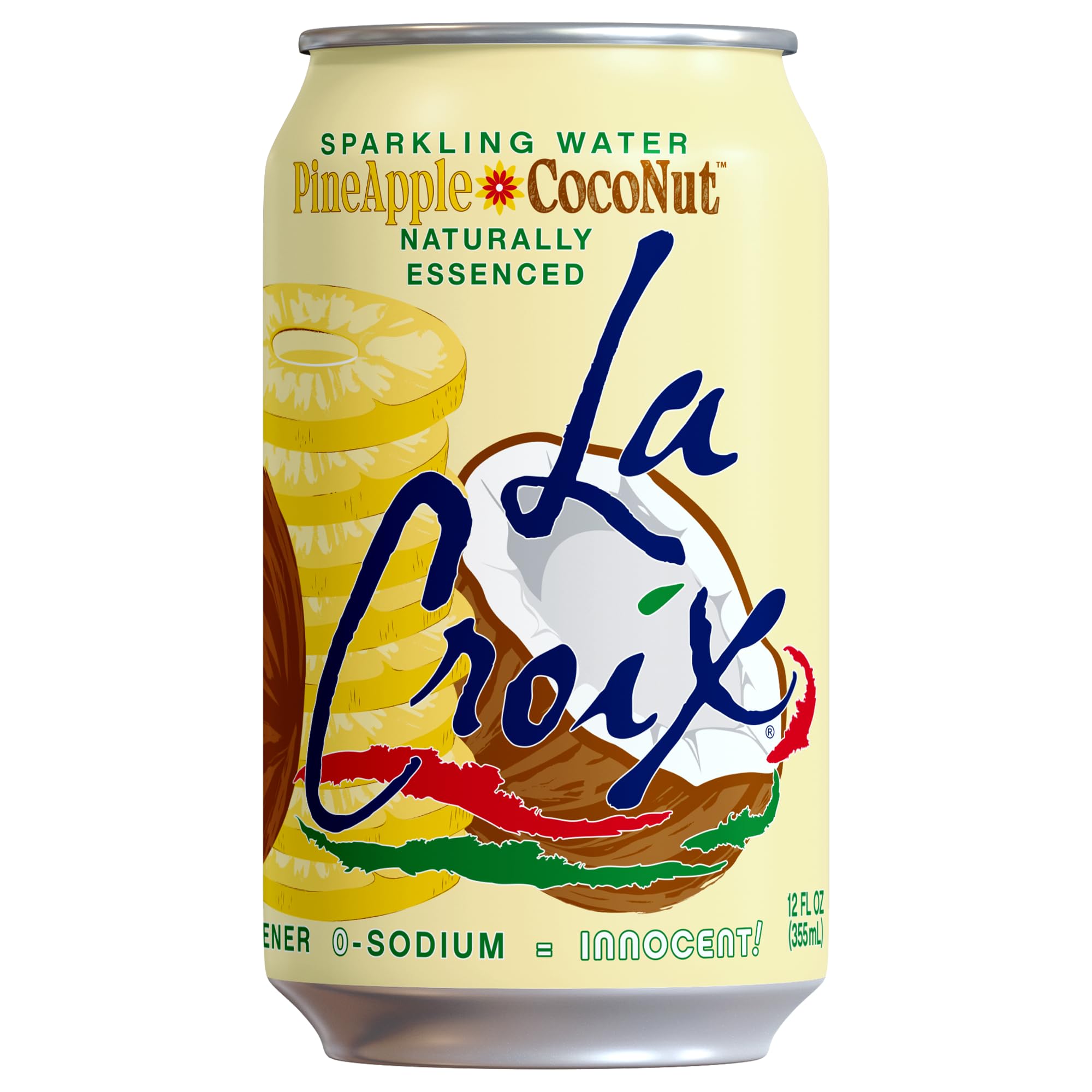 LaCroix Sparkling Water | Pineapple Coconut Flavor | 8-Pack