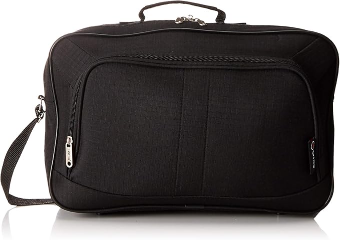 review 16 Inch Carry On Hand Luggage Flight Duffle Bag, 2nd Bag or Underseat, 19L, Black