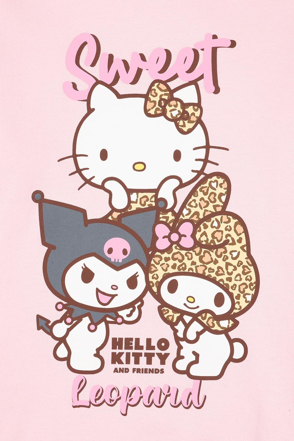 Hello Kitty Sweat à capuche en coton pour filles