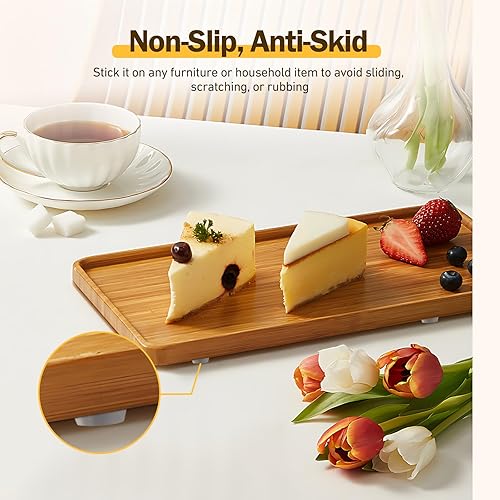 Miniatura 4 de 480 parachoques para puerta de gabinete, 12 pulgada de diámetro, autoadhesivo, transparente, para cajones de cocina, tablas de cortar, marcos de