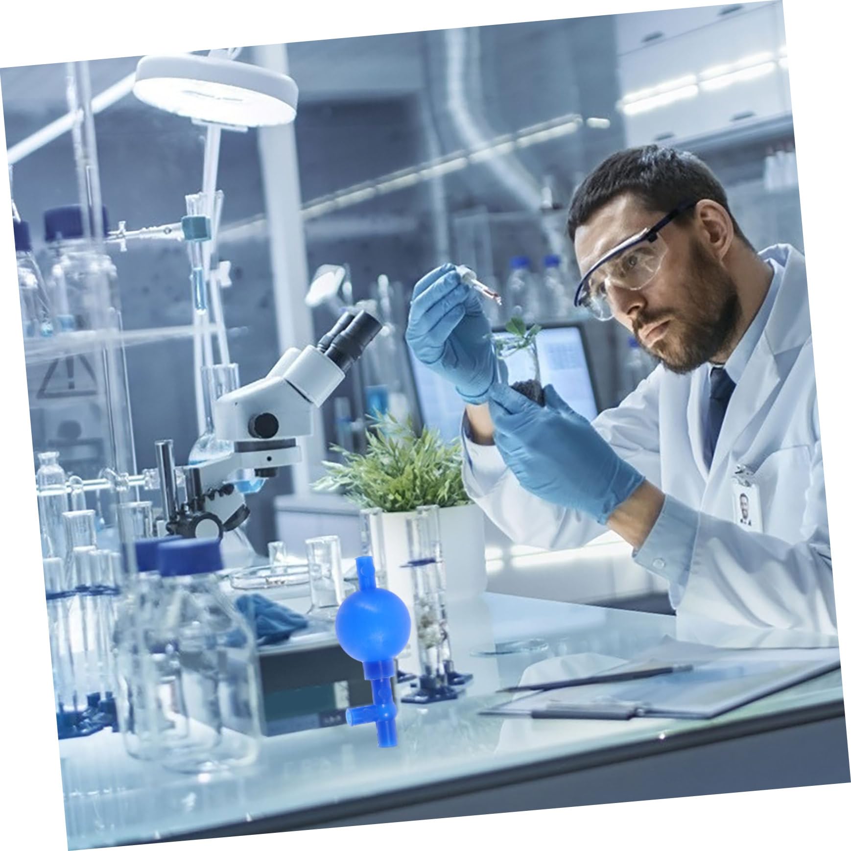4pièces Boule De Remplissage De Pipette Quantitative Poire à Aspiration à Trois Voies Pour Laboratoire Extraction Précise Des Liquides Et Fiable