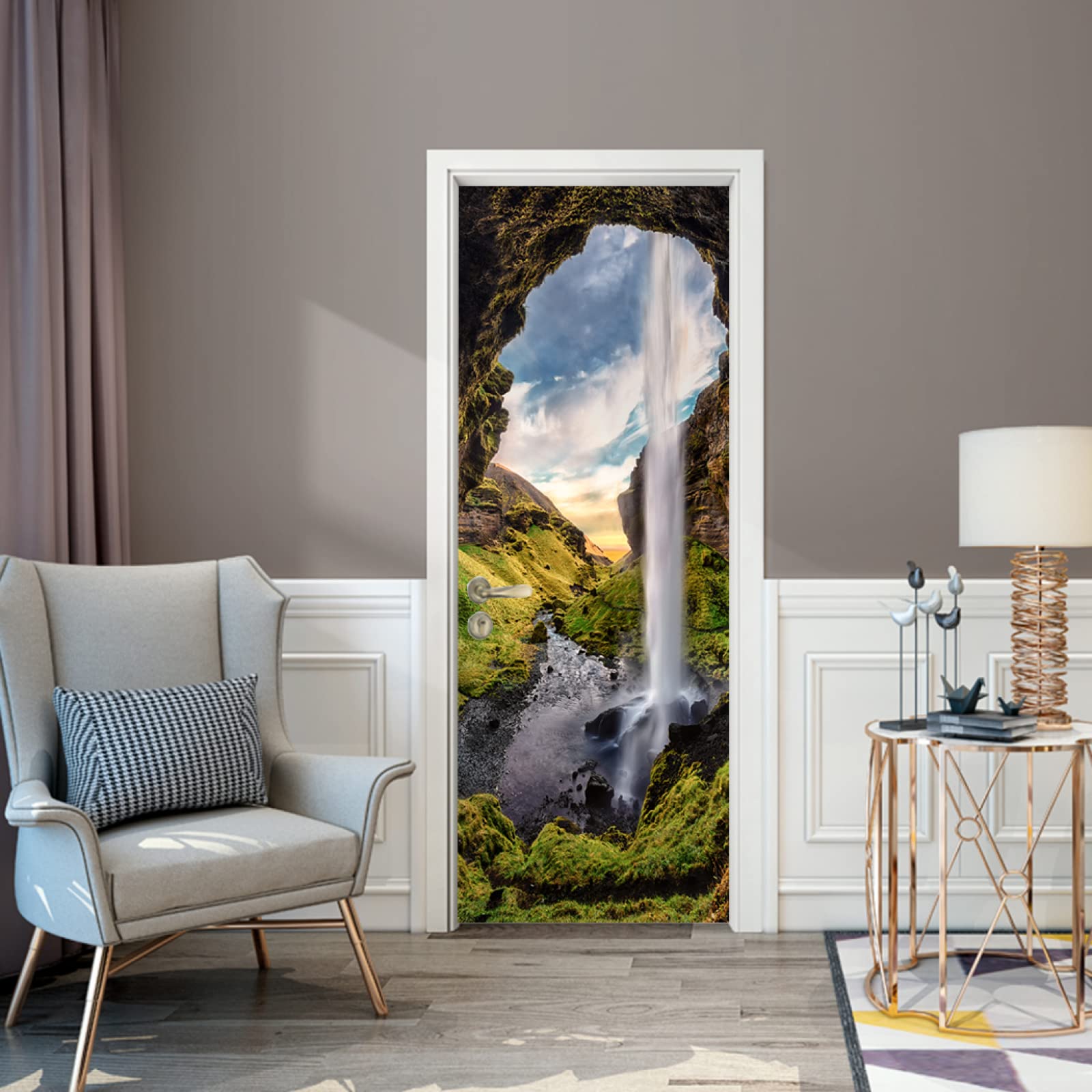 Adesivi Per Porte Interne Adesivo Murale 3D Cabina Telefonica Oxing