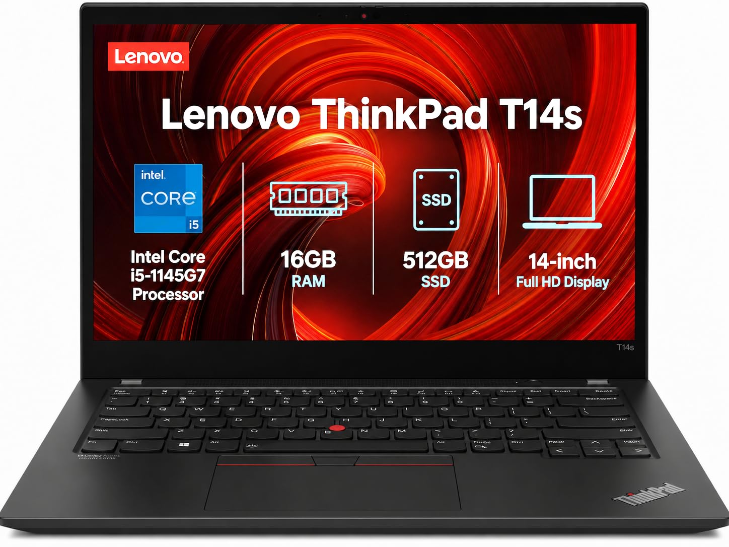 Amazon.com: Lenovo ThinkPad T14s Gen 2 14-Inch FHD Laptop, Intel