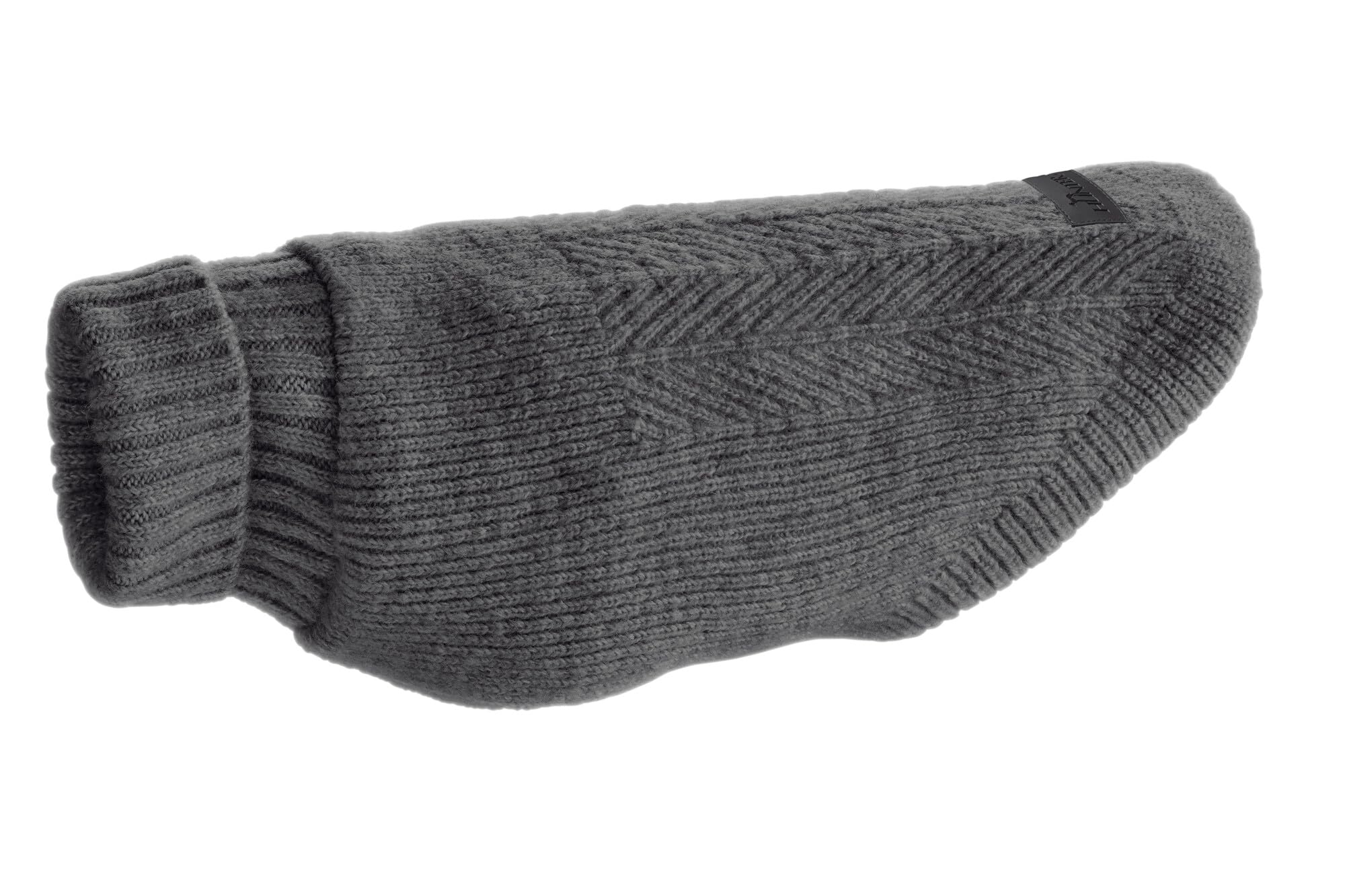 Hunter Geneva Dog Jumper, Colour: Anthracite, Knitted Jumper for Cold Days, Soft, Cuddly, Recycled Polyester, Washable, Turn-Over Neck Collar, High Elasticity, Size: 55
