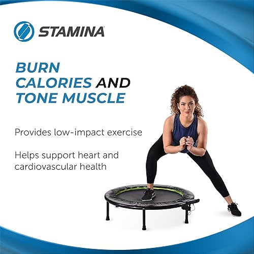 Miniatura 5 de Stamina Productos Trampolín plegable, negro