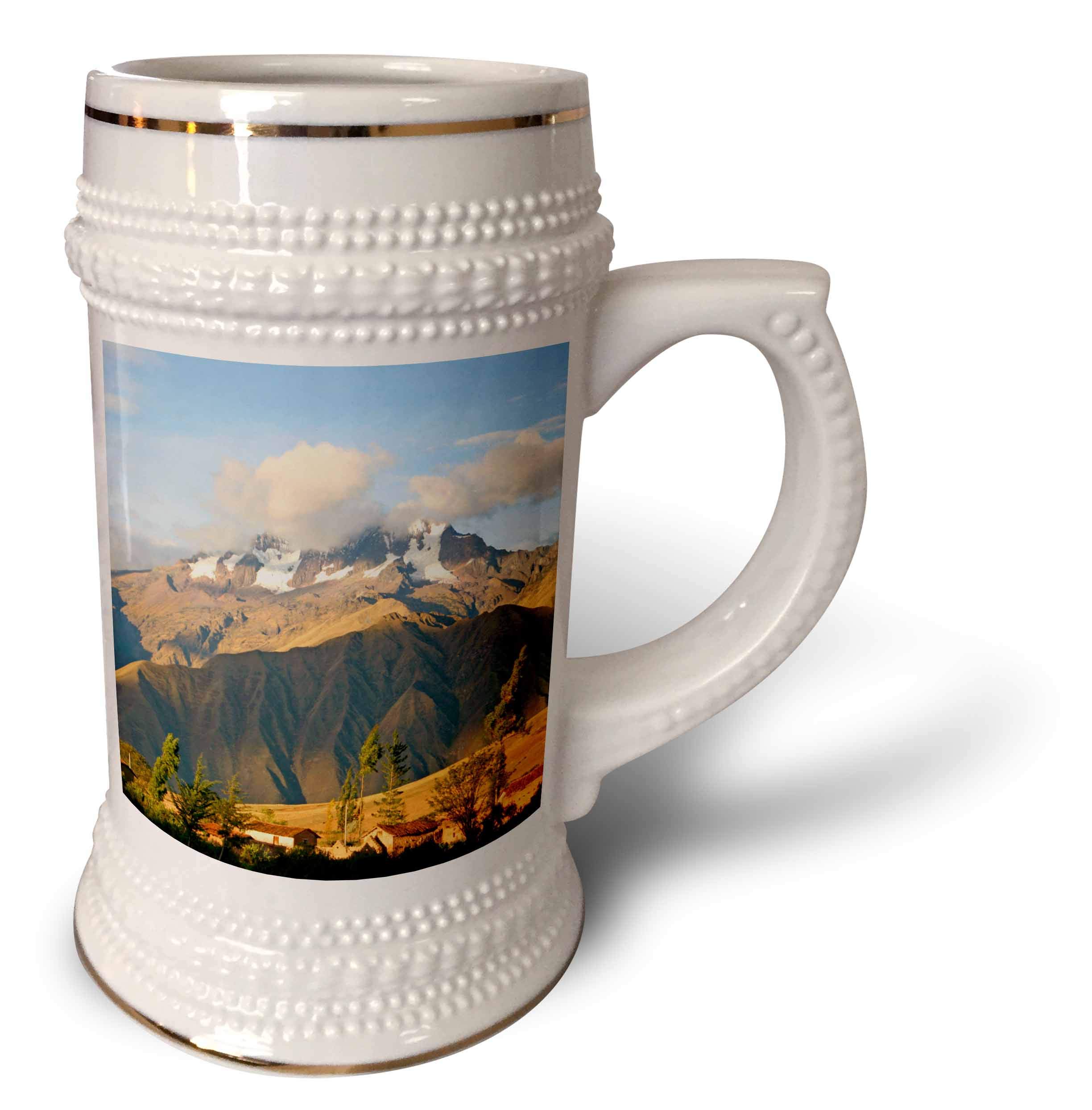Taza de cerámica de los Andes de Perú, diseño artístico premium 3dRose de 18 oz