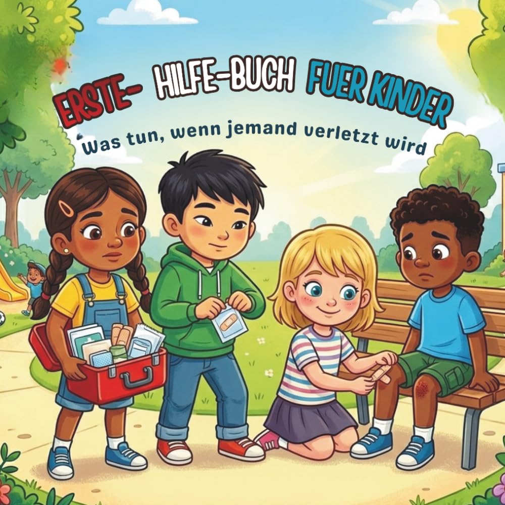 ERSTE- HILFE-BUCH FUER KINDER: Was tun, wenn jemand verletzt wird