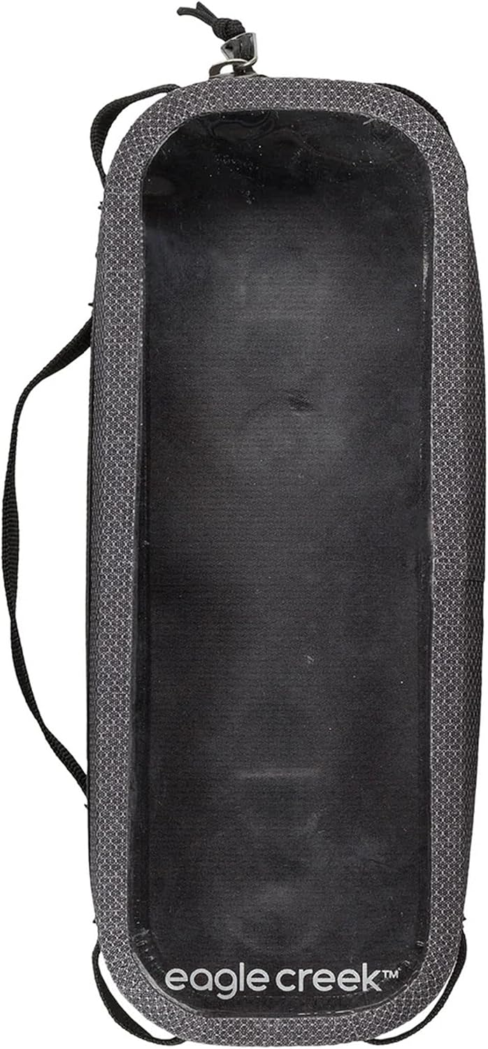 Eagle Creek Pack-It Dry Cube - Waterproof Packing Cube Travel Accessory for Protecting Items - Welded Seams - 100% Recycled - Graphite - Small