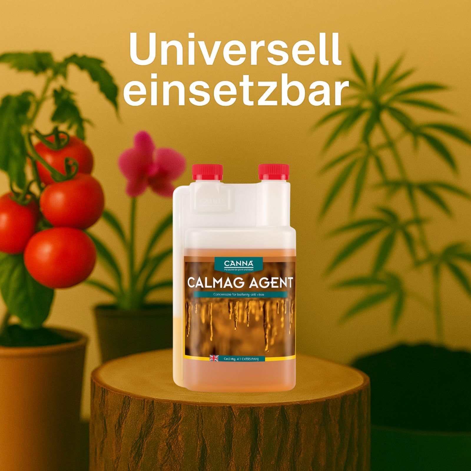 Weedness Canna CALMAG Agent 5 Liter - Naturdünger NPK Dünger Grow Flüssig Bio Organischer Tomaten Gurken