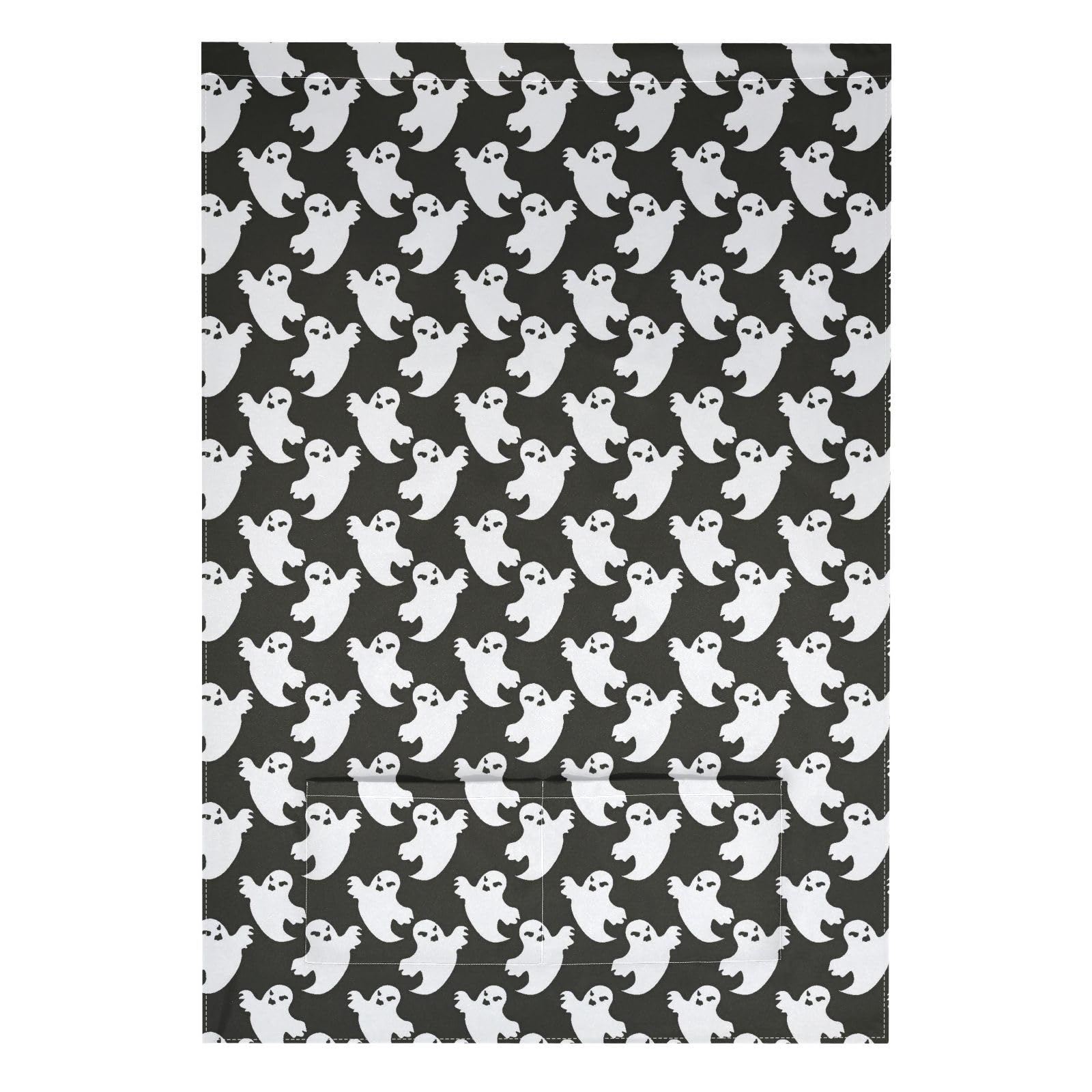 Halloween Gartenflagge 30,5x45,7 Cm – Doppelseitig Mit Geistern, Wetterfest, Für Draußen