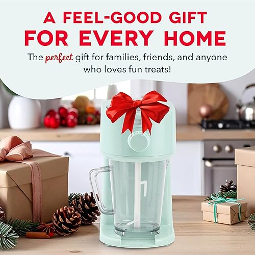Miniatura 8 de Dash Máquina de hielo afeitado y granizado de lujo, fácil de usar, máquina de granizado y cono de nieve, incluye jarra para servir y guía de recetas