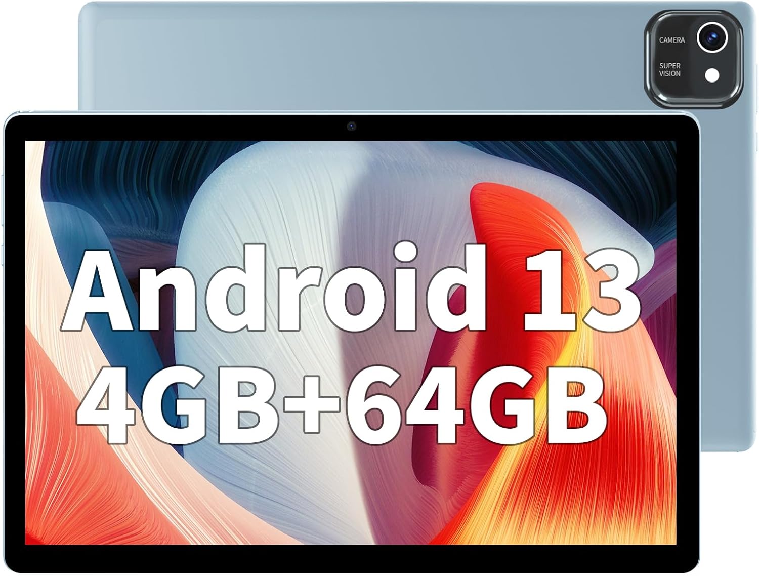 Amazon.com: WXUNJA Android 13 Tablets, 10.1 Inch Tablet 64GB ROM 4GB ...