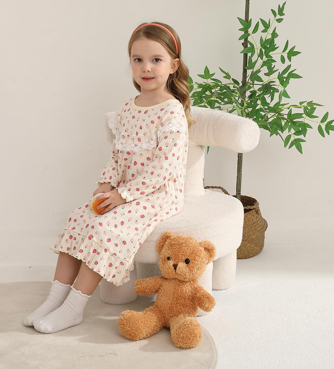 Girls' Cotton Dress,Toddler Soft Breathable Dresses 3-12Years - Image 6