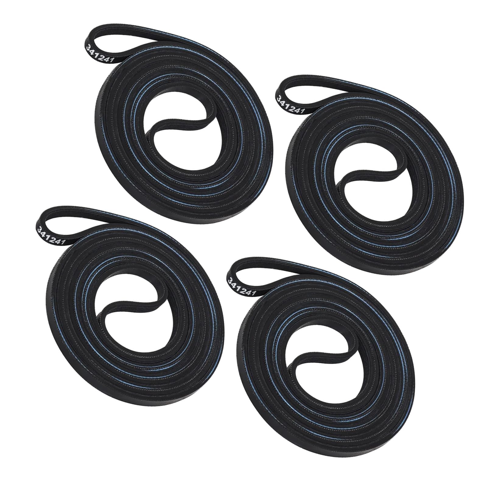 Buxuaaaa Of 4 Drive Belt Ensures Consistent Drying Action Dryer Drum Drive Belt Rubber Texture Stable Power Transfer