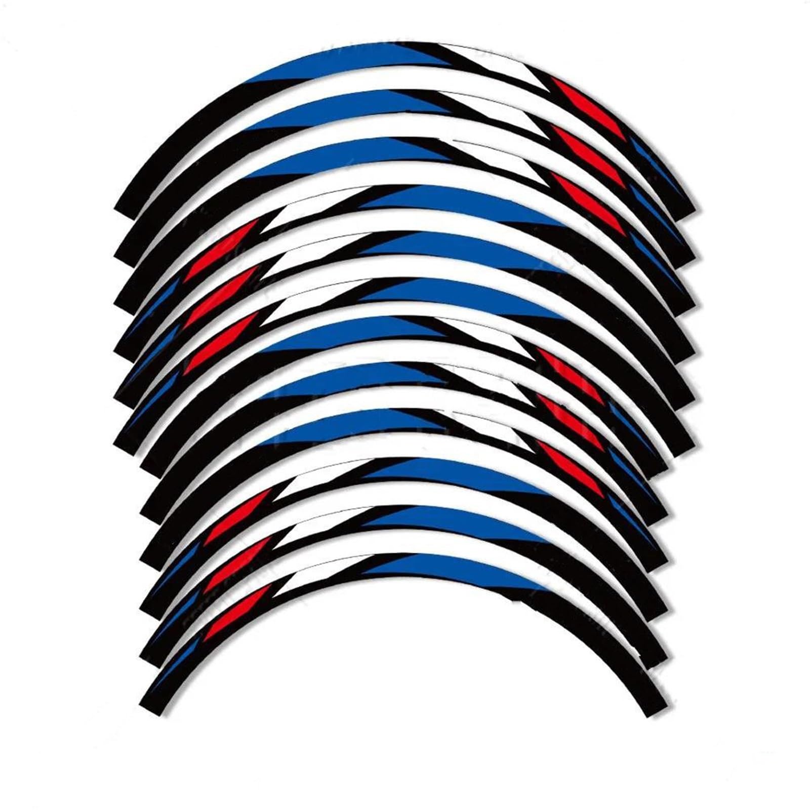 Motorcycle Rim Stickers for CFMOTO 150SC SC150 Motorcycle Reflective Wheel Sticker Rim Strips Tape Hub Decal Accessories(A)