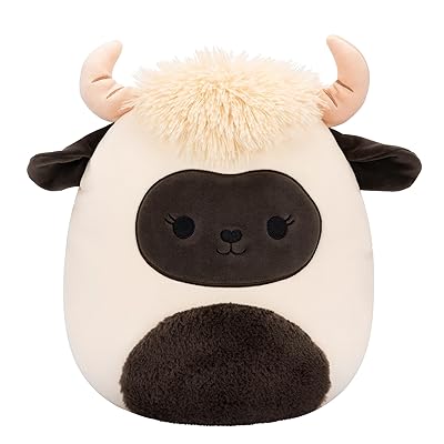 Squishmallows Original 12in Venus The Blacknose Sheep with Fuzzy Black Belly – Official Jazwares Plush (Medium-Sized)