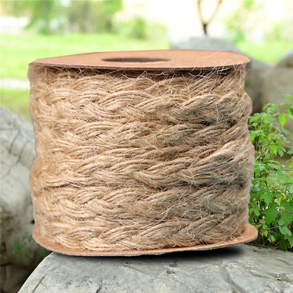 1 Roll 5m DIY Cotton and Linen Ribbon Woven Hemp Rope Handmade Accessories Photo Wall Clothing Gift Packaging Hemp Rope