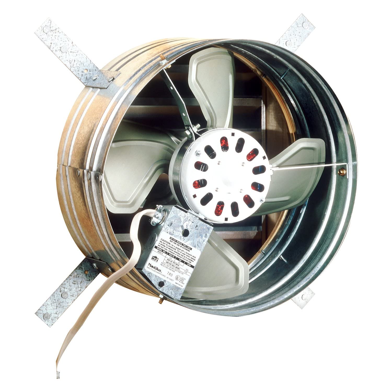 Broan-NuTone 35316 Galvanized Steel Gable Mount Attic Ventilator, 1600 CFM  - Gable Vents - Amazon.com