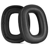 PX7 S2 Replacement Ear Pads Protein Leather Ear Cushions Compatible with Bowers & Wilkins PX7 S2, PX7 S2e, PX8, PX8 S2 Wireless Noise-Cancelling Headphones Earmuffs Memory Foam Earpads, Black