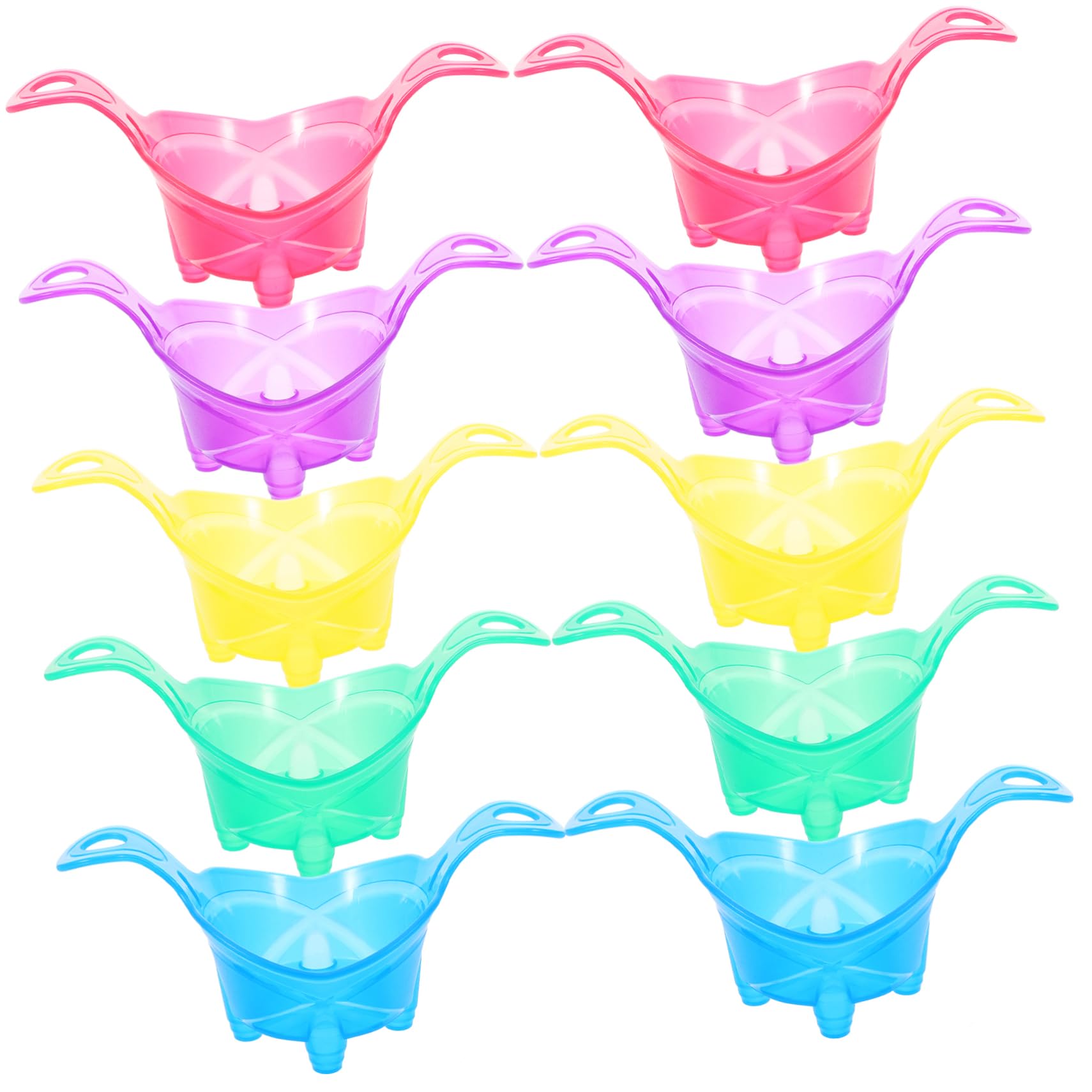 CONGARTENO 10pcs Muffin Cup Dessert Cups Pudding Cups Puffs Dessert Holder Dessert Cup Small Compact Mousse Cup Candy Storage Holder Delicate Dessert Cup Party Accessories Mousse Cups Plastic