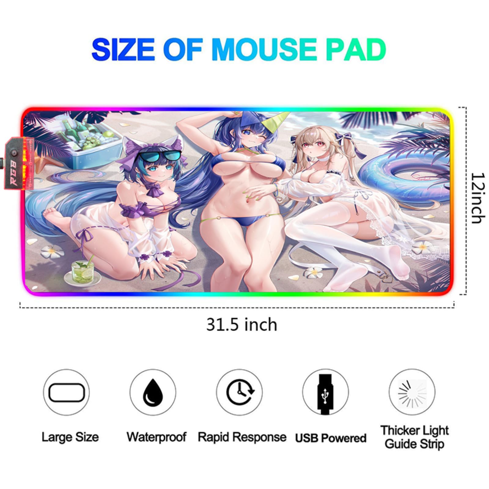 Amazon.co.jp: DeGateマウスパッド セクシー ビキニ ガールズ