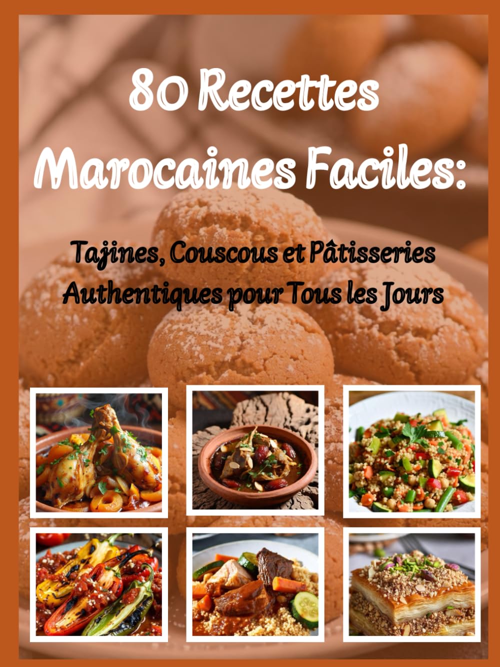 80 Recettes Marocaines Faciles:: Tajines, Couscous et Pâtisseries Authentiques pour Tous les Jours