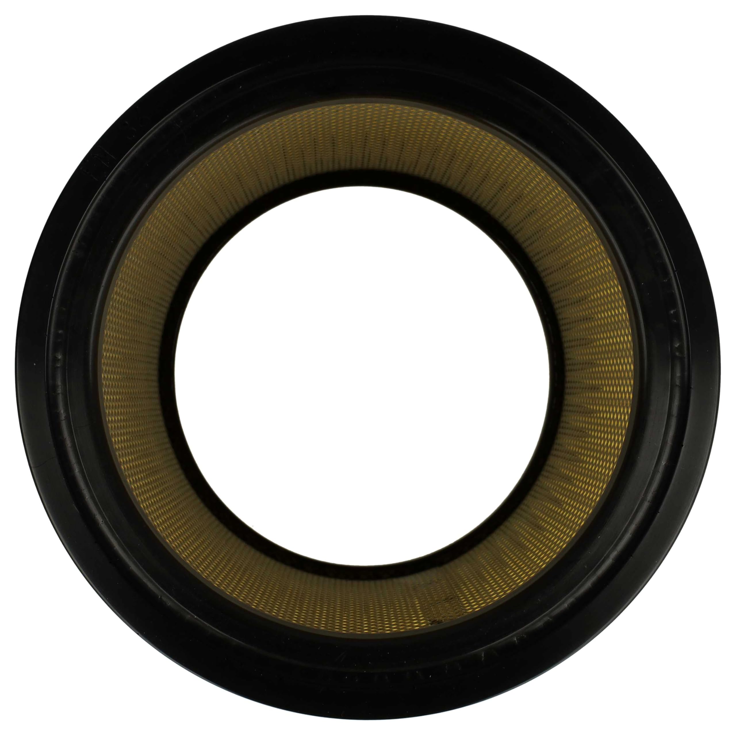 vhbw 3x filtro a pieghe piatte sostituisce Hikoki Hitachi 750435, 710060 per aspiratore - nero/giallo