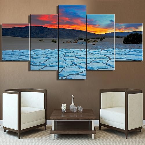 Vista 302 de Paisaje de 5 piezas pintura sobre lienzo