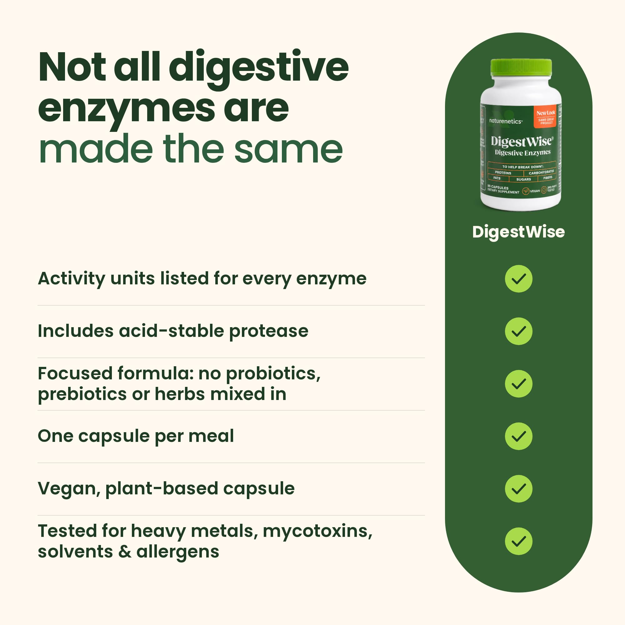 Vegan Digestive Enzymes for Gas & Bloating - 10 Enzymes, 90 Capsules — Amazon image 8
