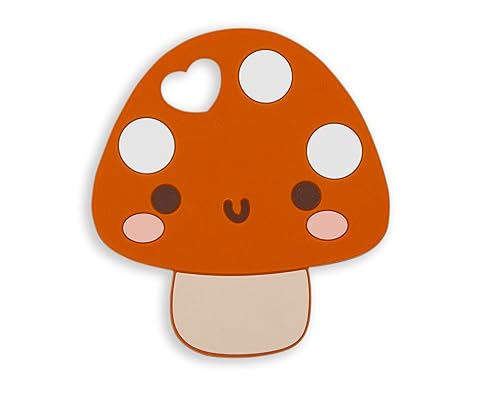 Pearhead Mordedor de silicona para bebés, juguete de dentición para bebés de más de 0 meses, mordedor sin BPA, alivio de la dentición seguro y suave