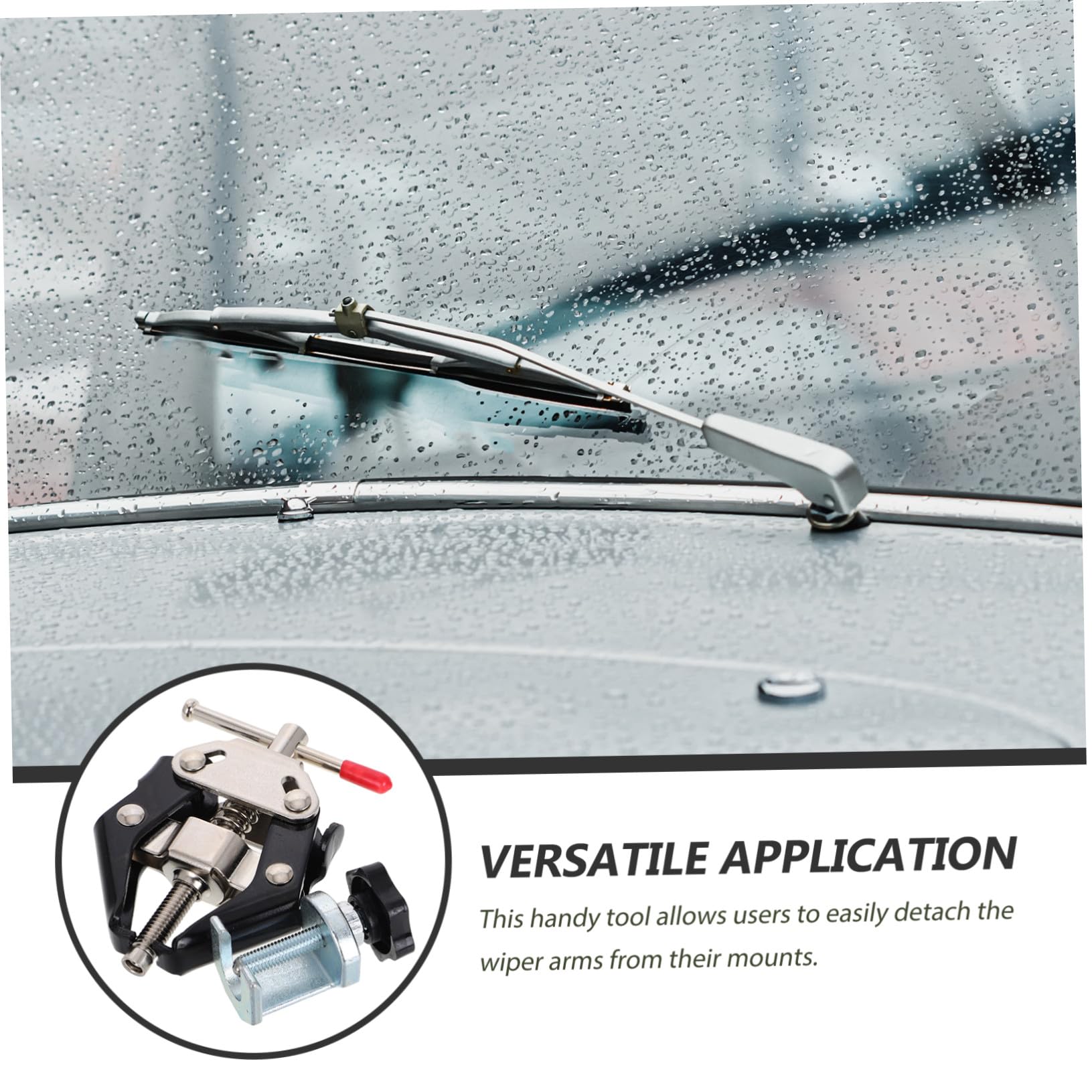 UKCOCO 2 Pezzi Estrattore per Braccio Tergicristallo Strumento Rimozione Tergicristallo e Terminale Batteria Auto Materiale Durevole con Impugnatura Antiscivolo Protezione Veicolo Rapido