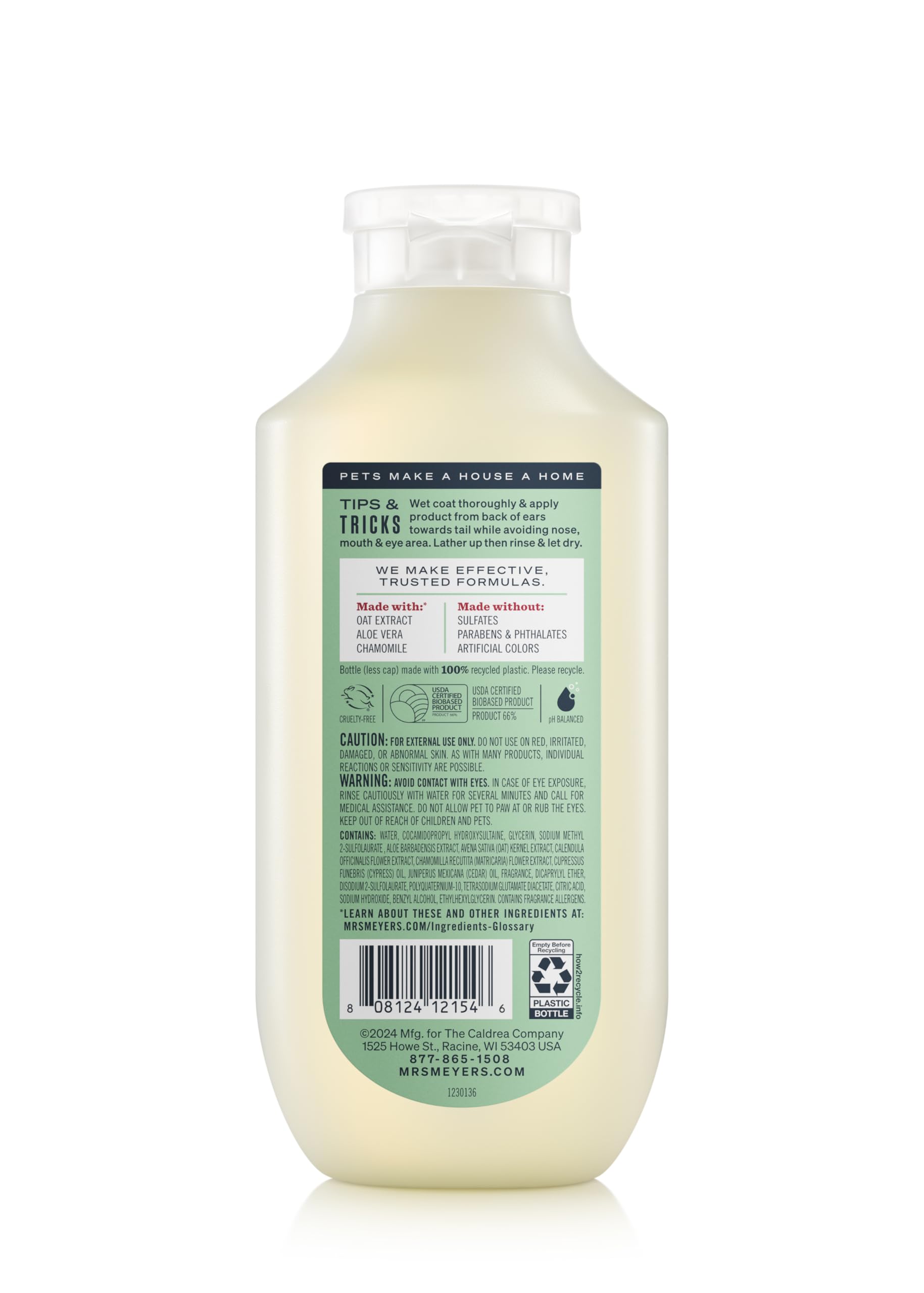 MRS. MEYER'S Clean Day 3 in 1 Dog Shampoo, Sweet Chamomile Scent, 14oz - image 2