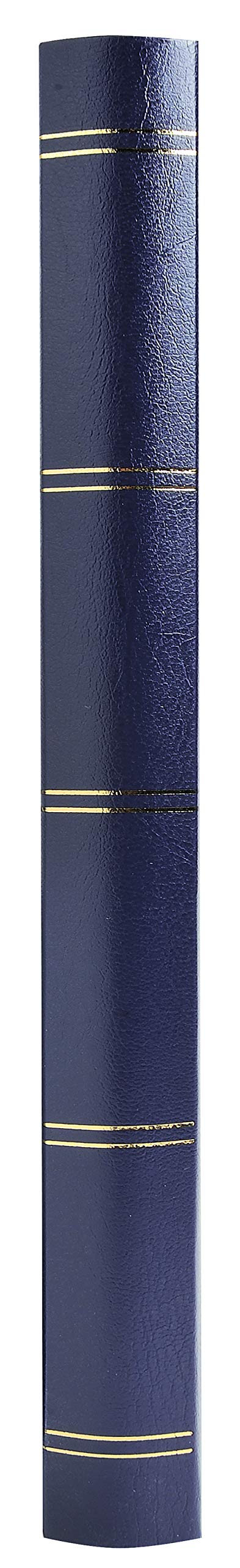 Exacompta Álbum de sellos clásico grande, 48 páginas, azul, 22,5 x 30,5 cm