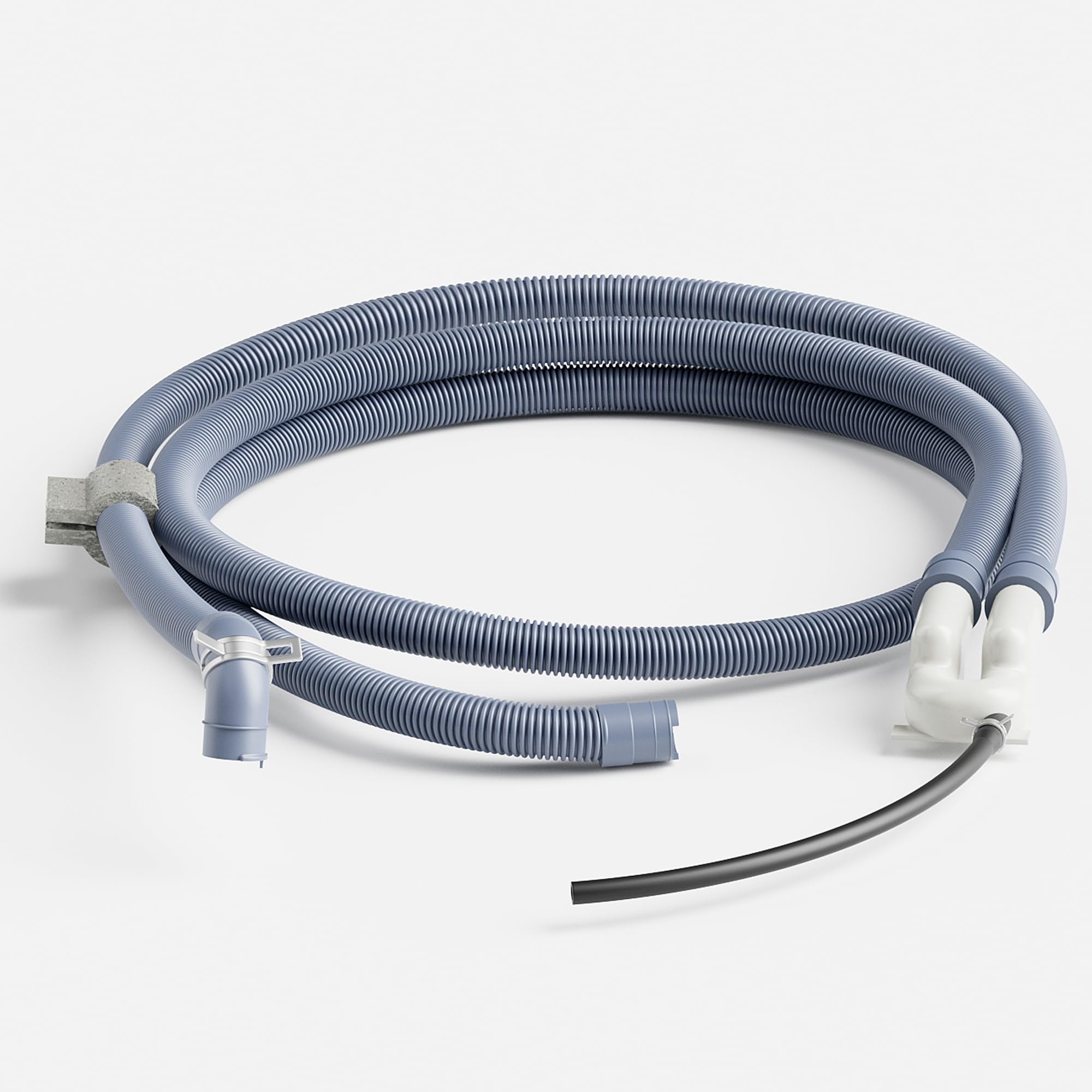 5215ER2002G Washer Drain Hose Assembly Replacement for L-G & Ken-more Front Load Washing Machine, Flexible Drain Pump Hose, Exact Fit Washer Drain Tube