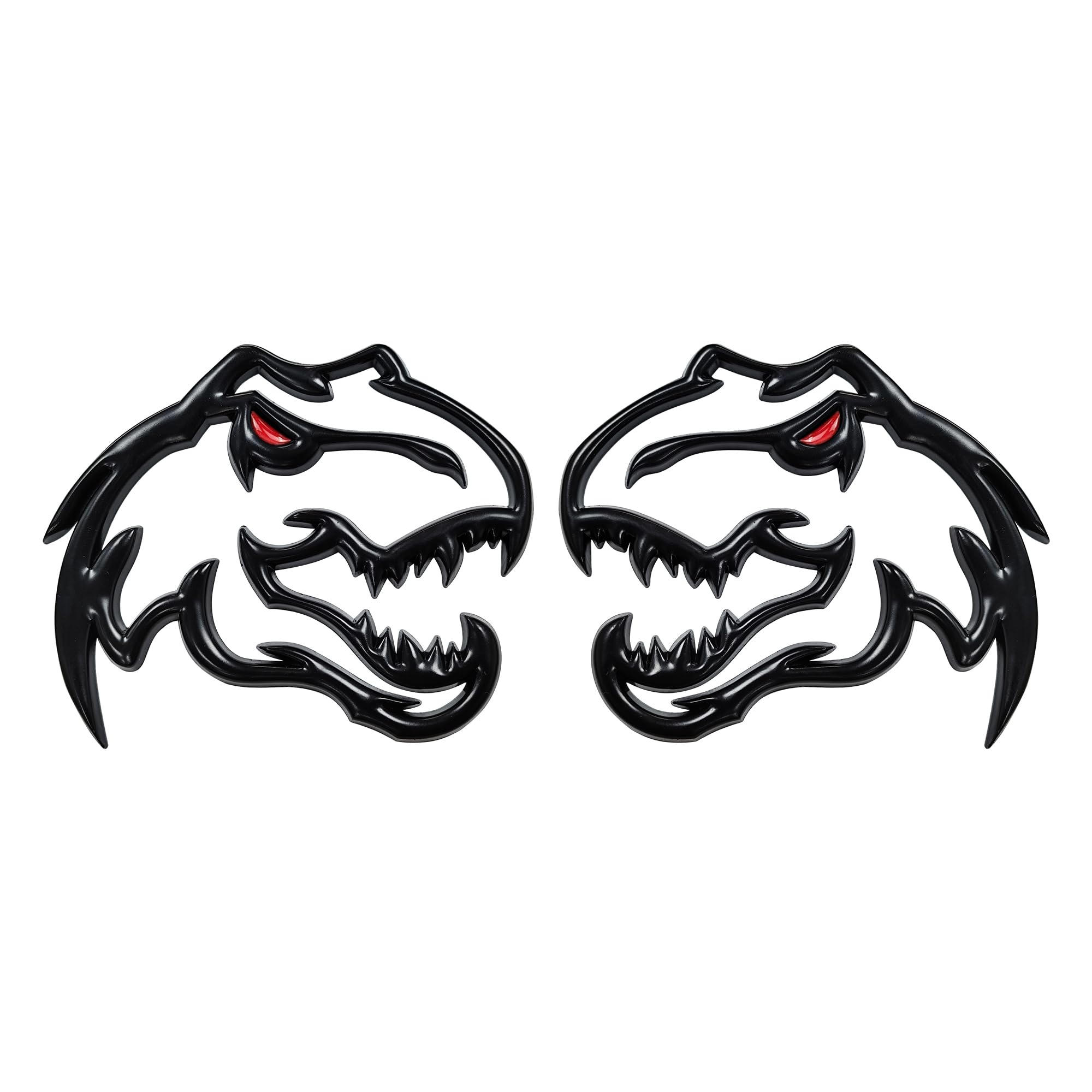 Insignia de dinosaurio autoadhesiva para RAM TRX 1500, emblema gráfico resistente en par 7
