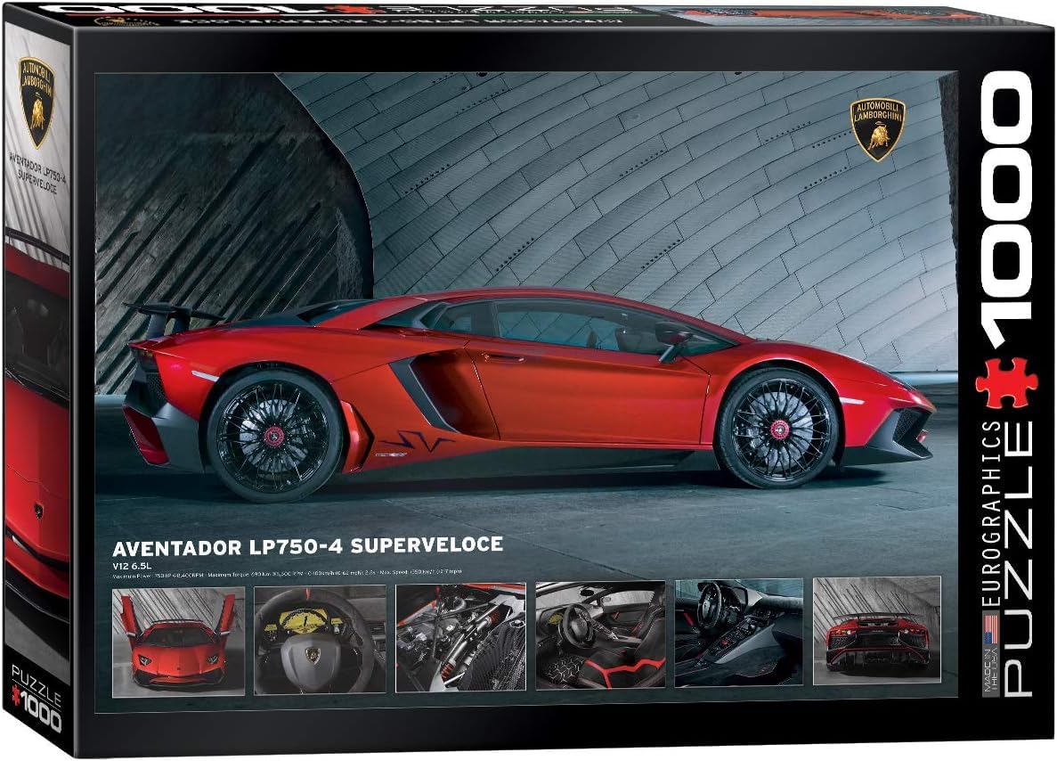 EuroGraphics Lamborghini Aventador 750 4 SV Puzzle (1000 Piece)