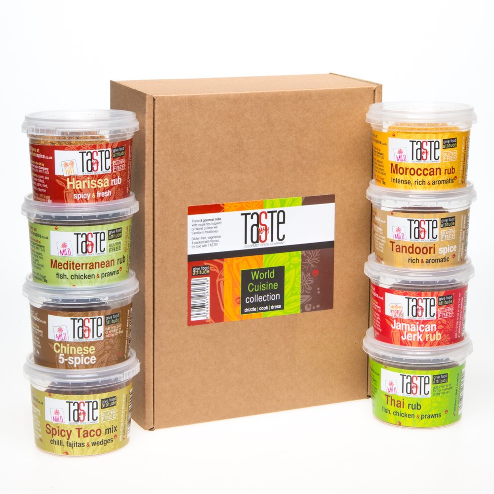 Gourmet Spice Company World Cuisine Rubs Combo Kit (Pack of 8)
