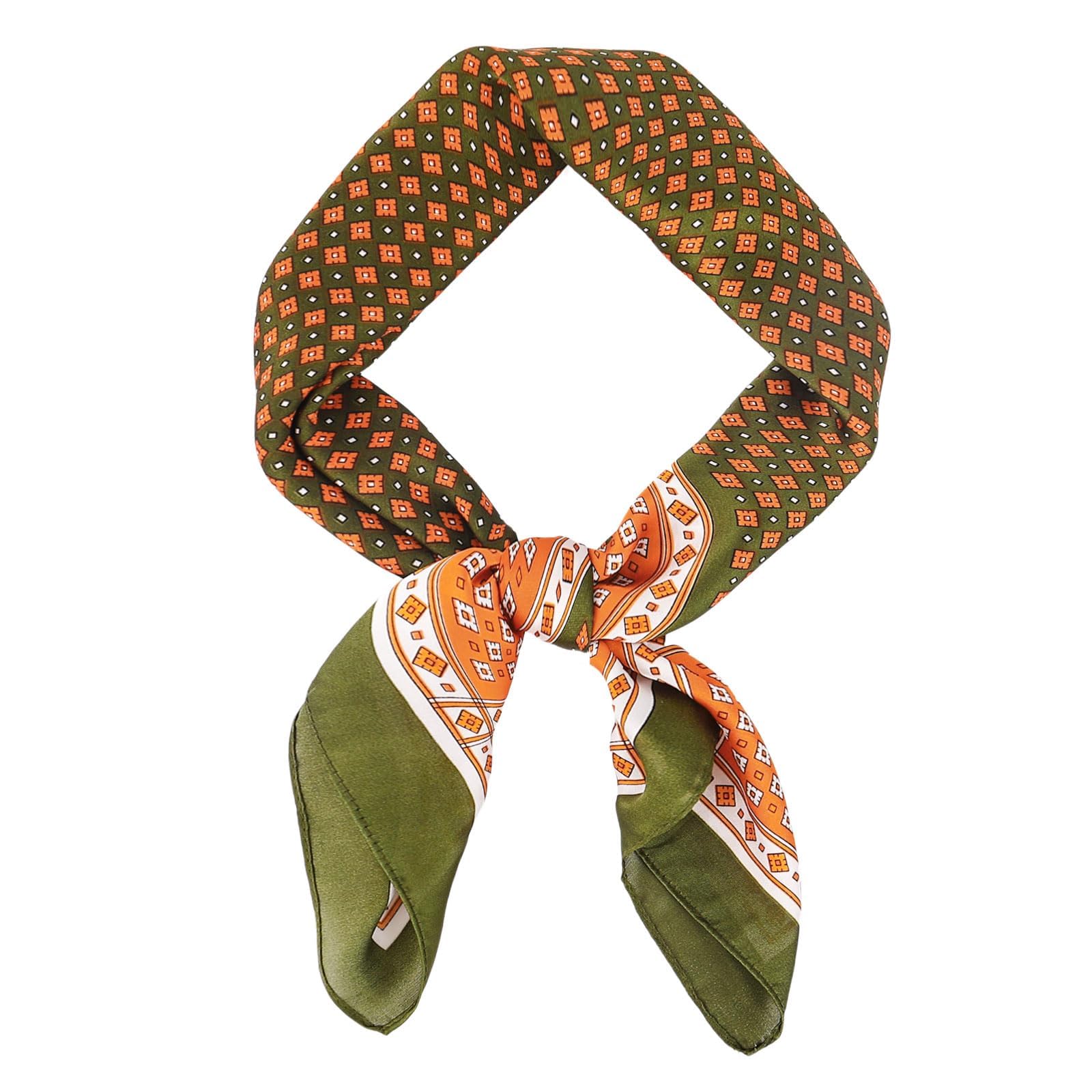 Bandana En Soie Pour Homme 70x70 Cm - Foulard En Satin Multifonction - Pour Look Formel Ou Décontracté