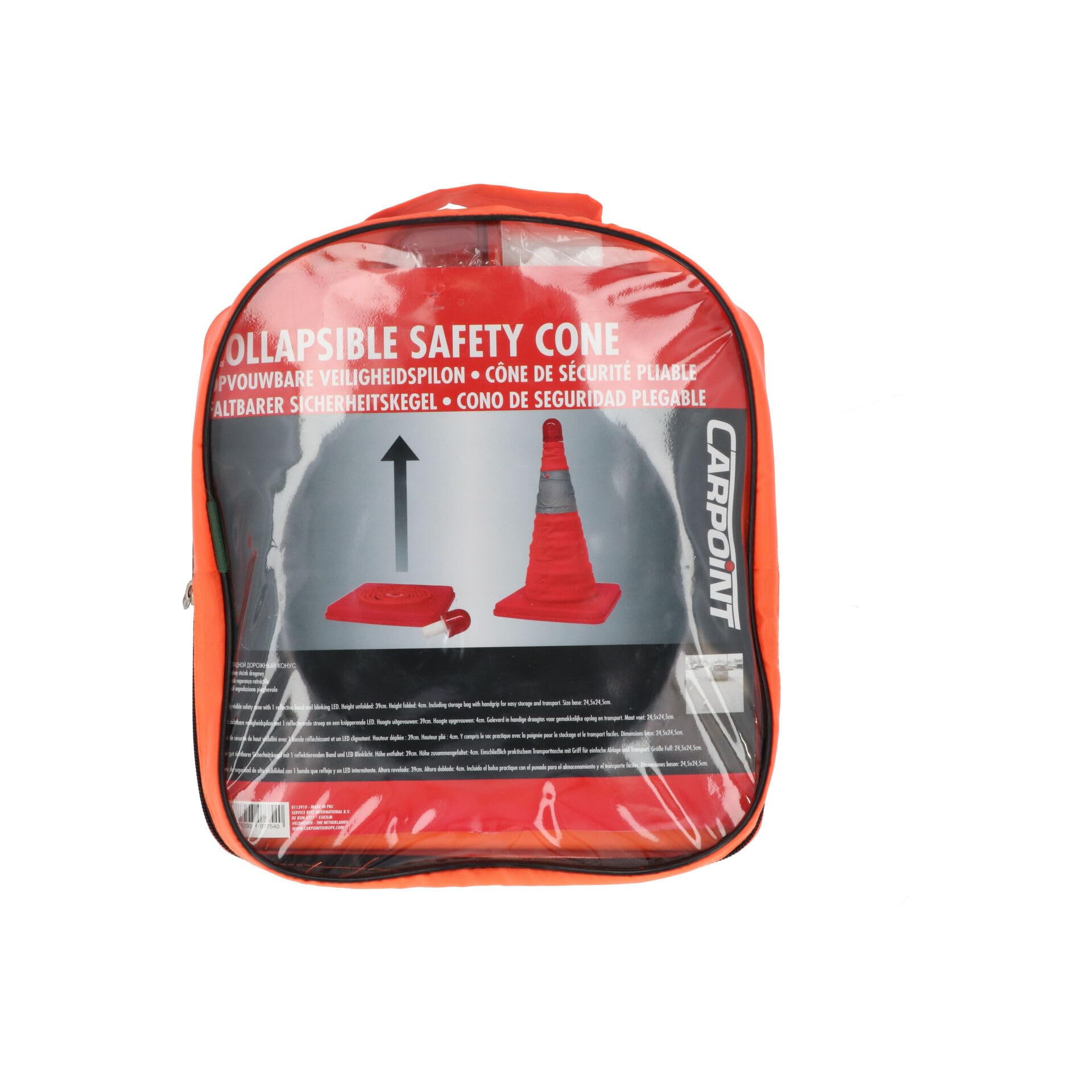 HP Autozubehör 10282 0113910 Cone LED emergency light red 245x245x...