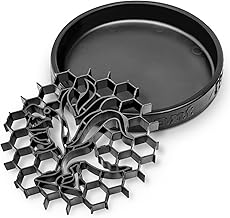 Kaiju Plant Kaiju Saucer No. 4 Pot Plate with Mesh Plate Strainer, 2-Way Agave, Tubber, Succulent, Cactus