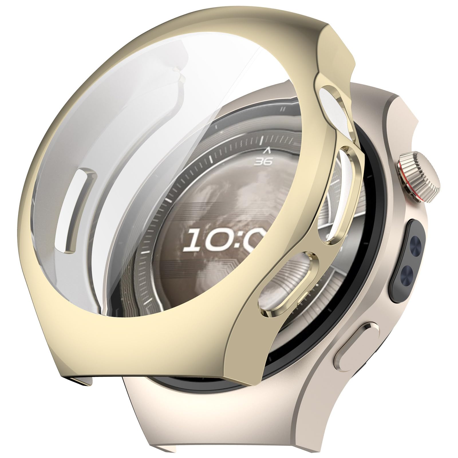 Etui na Huawei Watch 5 46 mm, Silikonowa osłona ekranu TPU, anty-rys, anty-pył, obudowa ochronna na Huawei Watch 5 46 mm