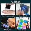 Anillo Inteligente Cerámico NFC Ntag216 Programable, 888 Bytes, Azul US#7 | Reescriturable 888 Bytes, Compatible con Teléfonos y Dispositivos NFC para Hombres y Mujeres 5